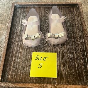 New Mini Melissa Clear Shoes for baby - Size 5